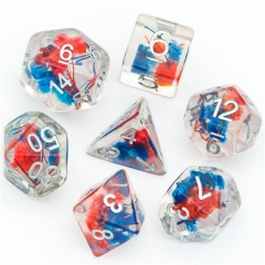 Red&Blue Flower Dice