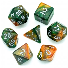 Color Mixed Glitter dice