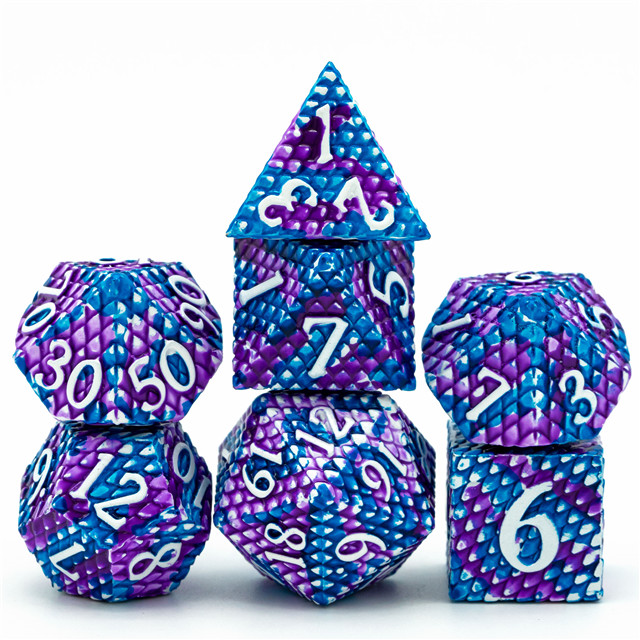 Colorful Metal dice(Dragon Scale),Dragon Scale