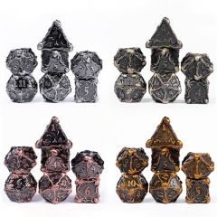 Plated Ancient Metal dice(Octopus)